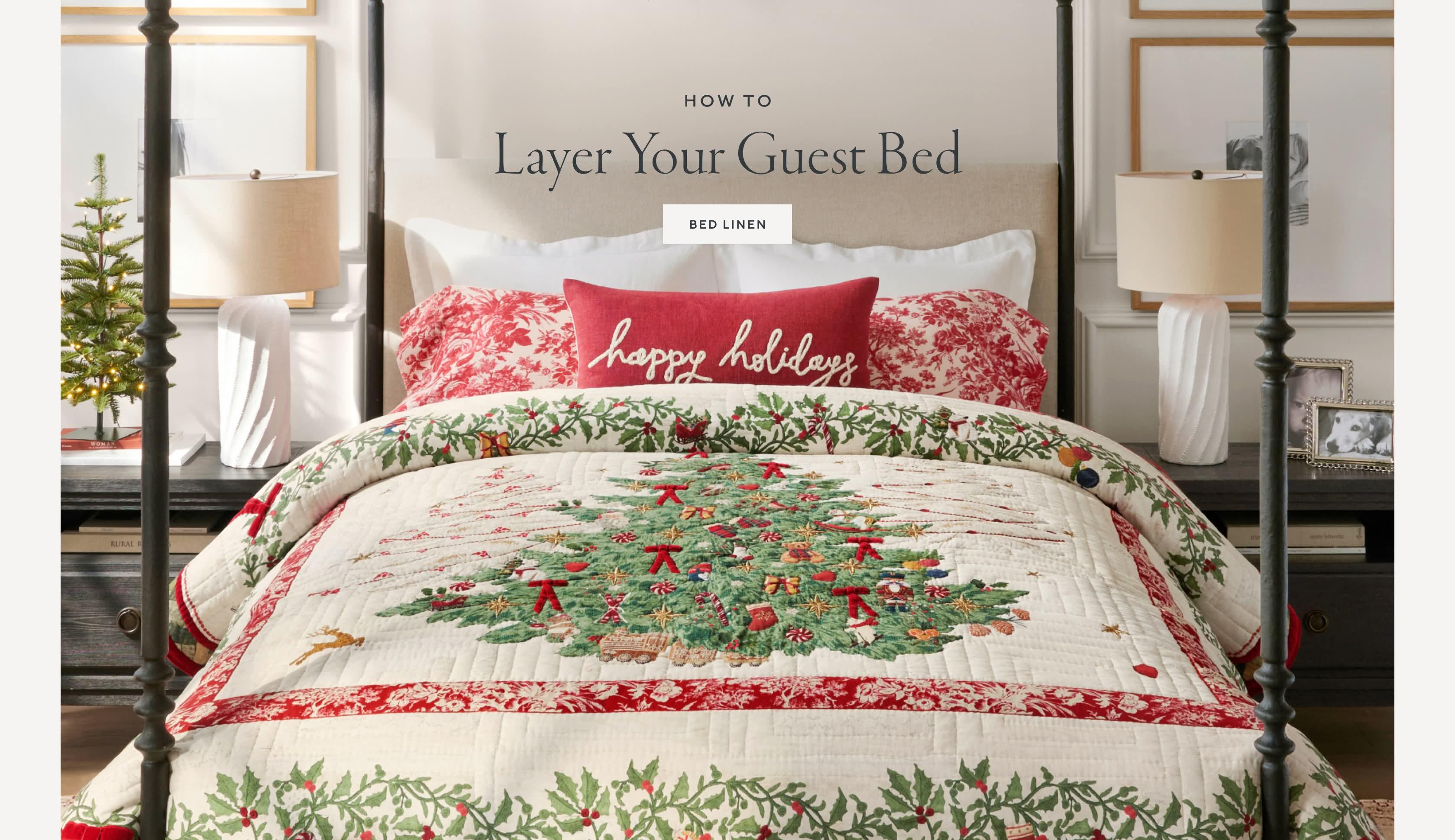 How to layer your Guest bed Bed Linen